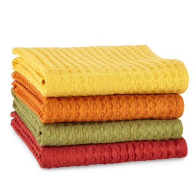 Homewear Harvest Waffle 4-pc. Kitchen Towel