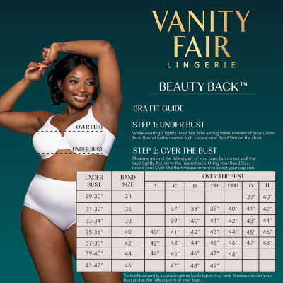 Vanity Fair® Beauty Back™ Full-Figure Back-Smoothing Underwire Bra - 76380