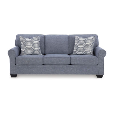 Signature Design by Ashley Carissa Manor Queen Sofa Sleeper in Blue