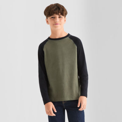 Thereabouts Little & Big Boys Crew Neck Long Sleeve T-Shirt