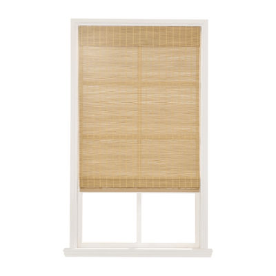 Home Basics Bayport Bamboo Cut-to-Width Light-Filtering Cordless Woven Wood Shade