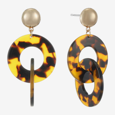 Bijoux Bar Womens Round Hypoallergenic Drop Earrings
