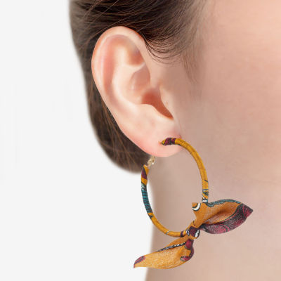 Bijoux Bar Womens 70mm Hypoallergenic Hoop Earrings