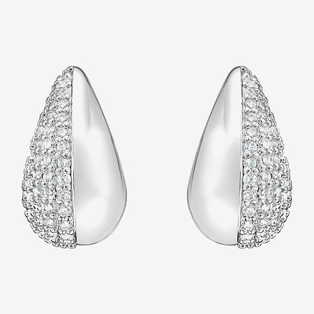 Rebecca Minkoff Womens White Cubic Zirconia 2 Pair Earring Set In Purple