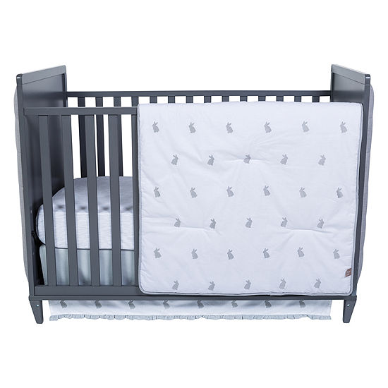 Trend Lab Bunnies 3-pc. Animals + Insects Crib Bedding Set