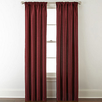 Jcpenney Home Westfield Light Filtering Rod Pocket Single Curtain Panel