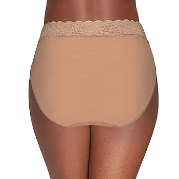 Vanity Fair® Flattering Lace Tagless Cotton Brief Panties - 13396