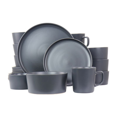 Elama Luxmatte 20-pc. Stoneware Dinnerware Set
