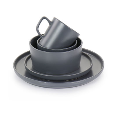 Elama Luxmatte 20-pc. Stoneware Dinnerware Set