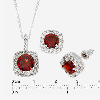 Sparkle Allure Light Up Box 2-pc. Cubic Zirconia Pure Silver Over Brass Bow  Jewelry Set, Color: Silver - JCPenney