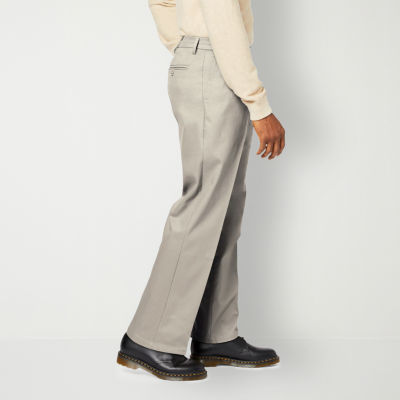 Dockers Signature Iron Free Khaki With Stain Defender Mens Relaxed Fit Pleated Pant