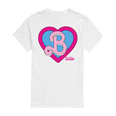 Barbie Logo Heart V-Neck T-Shirt