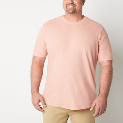 mutual weave Adaptive Big and Tall Mens Crew Neck Short Sleeve Easy-on + Easy-off Adaptive T-Shirt