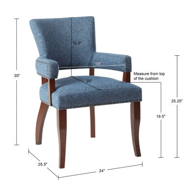 Madison Park Parler Arm Dining Chair