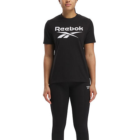 Reebok Womens Short Sleeve T-Shirt, Small, Black