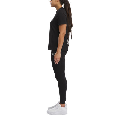 Reebok Womens Mid Rise Full Length Leggings