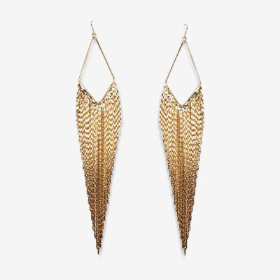 Bijoux Bar Fringe Drop Earrings