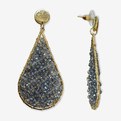 Bijoux Bar Gold Tone Drop Earrings