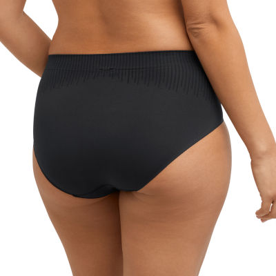 Bali Womens Comfort Revolution EasyLite Brief, 7, Black