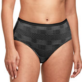 Hanes Women's Nylon Hi-Cut Panties 6-Pack-PP73AS - activewearhub