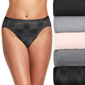 Hanes Originals Ultimate Women's Cotton Stretch Bikini Underwear - 3 Pack -  Gray, XL - Fred Meyer