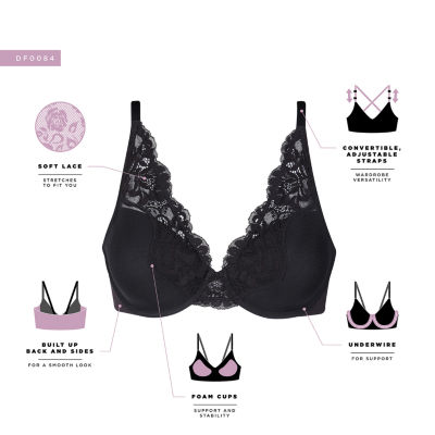 Bali One Smooth You Underwire Full Coverage Bra-Df0084