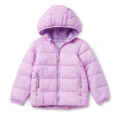 Okie Dokie Toddler Girls Hooded Packable Midweight Puffer Jacket JCPenney
