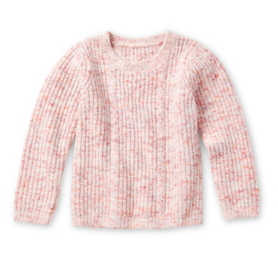 Okie Dokie Toddler & Little Girls Long Sleeve Pullover Sweater