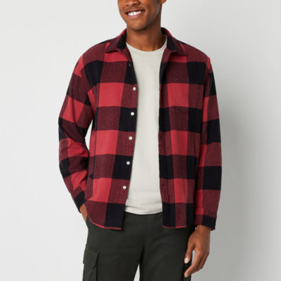 Arizona Mens Long Sleeve Flannel Shirt