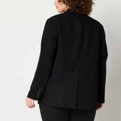 Worthington Plus Womens Regular Fit Blazer