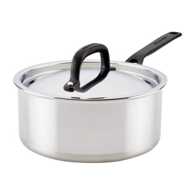 KitchenAid 5-Ply Clad Stainless Steel 3-qt. Sauce Pan