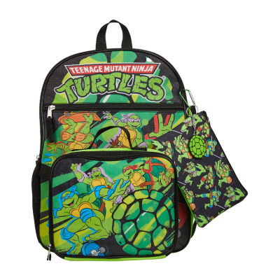 Licensed 5 Piece Teenage Mutant Ninja Turtles Backpack Set with Lunch Bag