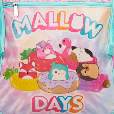 Licensed 5 Piece Squishmallows Feelin Mallow Backpack Set with Lunch Bag