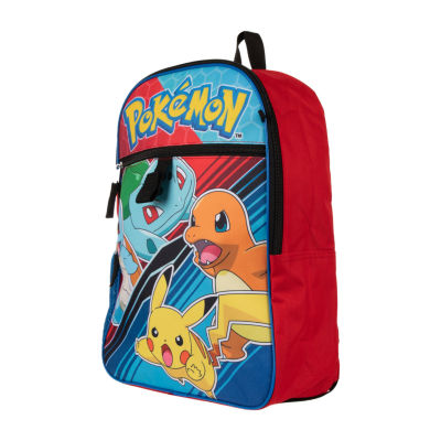 Licensed 5 Piece Pokemon Backpack Set with Utility Pouch