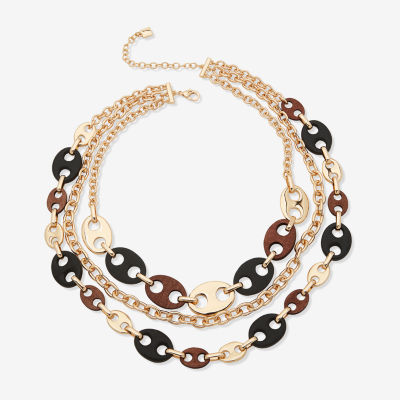 Worthington Gold Tone 18 Inch Link Necklace