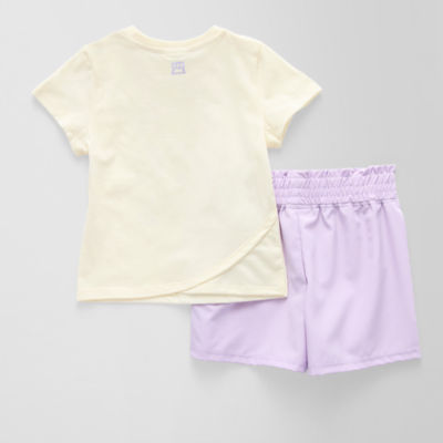 Avalanche Little Girls 2-pc. Short Set