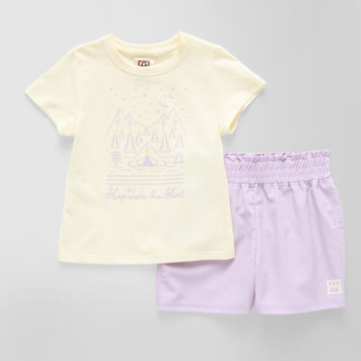 Avalanche Little Girls 2-pc. Short Set