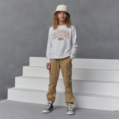 Levi's® Big Kid Boys Adjustable Waist Drawstring Waist Cuffed Cargo Pant
