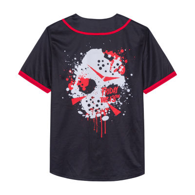 Mens Short Sleeve Friday The 13th Jersey