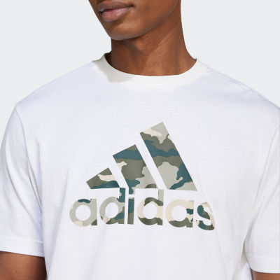 adidas Big and Tall Mens Crew Neck Short Sleeve Graphic T-Shirt