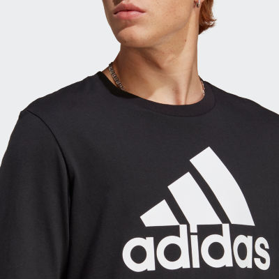 adidas Big and Tall Mens Crew Neck Long Sleeve Graphic T-Shirt