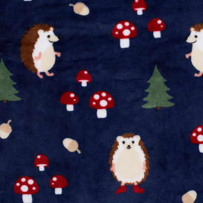 Under the Stars Kids Hedgehog Throw and Pillow Set