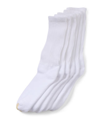 Gold Toe Athletic Sport 6 Pair Crew Socks Mens