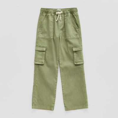 Roxy Big Kid Girls Drawstring Waist Wide Leg Cargo Pant