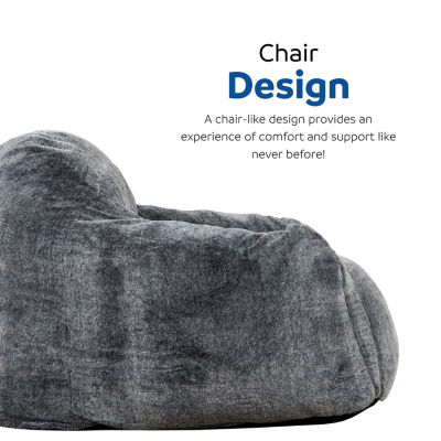 Sealy® Tore Faux Fur Memory Foam Bean Bag Chair