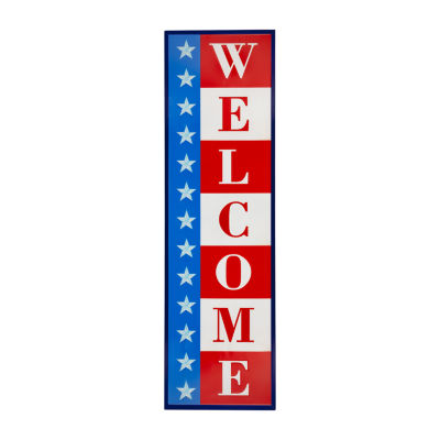 Northlight Americana Welcome Porch Sign