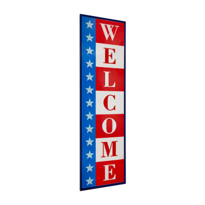 Northlight Americana Welcome Porch Sign