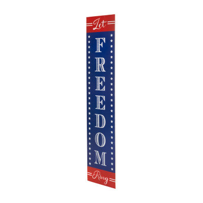 Northlight Let Freedom Ring Porch Sign