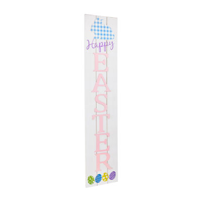 Northlight 36 Wooden Porch Easter Porch Sign