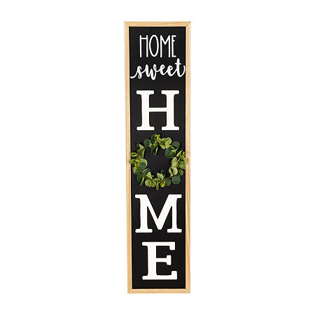 Northlight Home Sweet Home Framed Porch Sign, One Size, Black